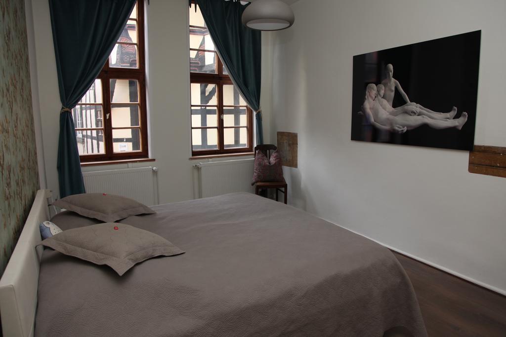 Ferienwohnung Hoellenblick 크베들린부르크 외부 사진